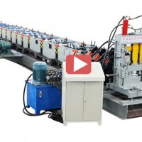 China made c z purlin roof frame profile roll forming making machine