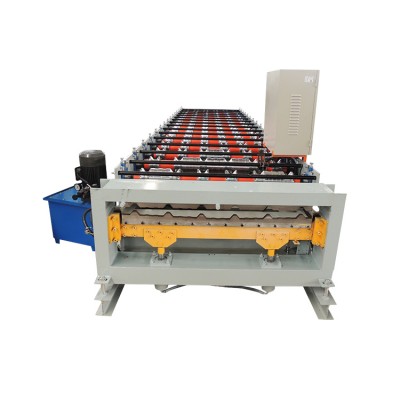 Roof Use single Layer  trapezoild Profile Steel Roofing Sheet Roll Forming Machine Roof Tile Making Machine Price