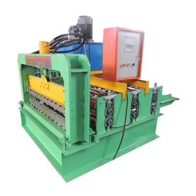 Automatic Crimp Curved Roofing Sheet Making Color Steel Roll Forming Machine