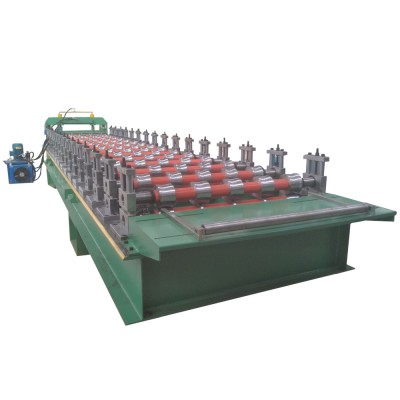 Automatic Iron Sheet Trapezoid Roof Wall Plate Cold Roll Forming Machine