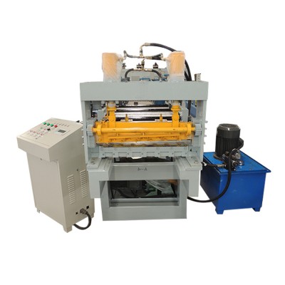 Metal Steel Sheet Roof Plate Leveling And Cutting Machine