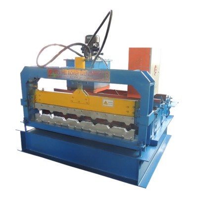 Auto Crimping Curved Corrugated Roofing Sheet Roll Forming Machine